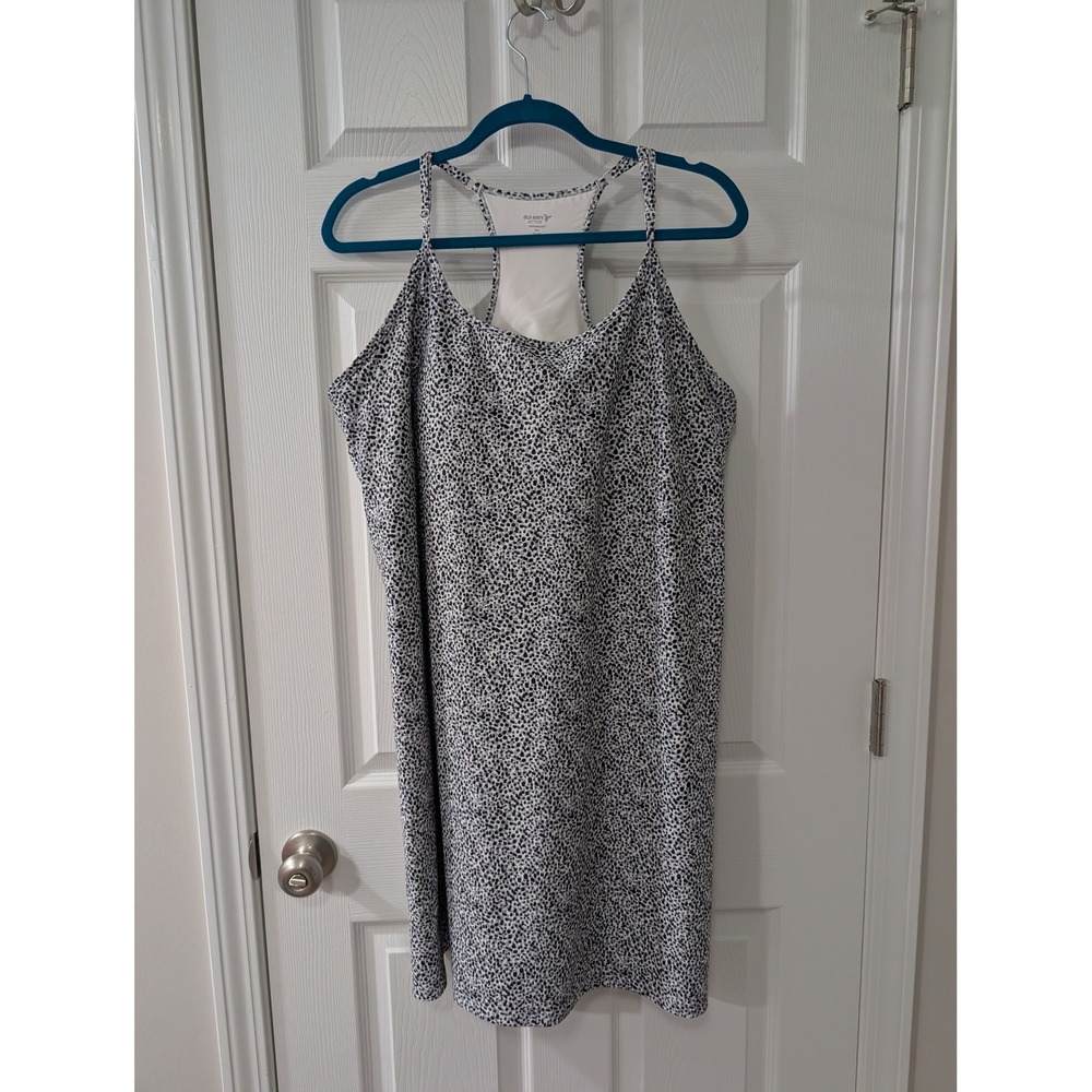 Old Navy Active, XXL, PowerSoft Activewear Dress, Leopard, Performance Racerback